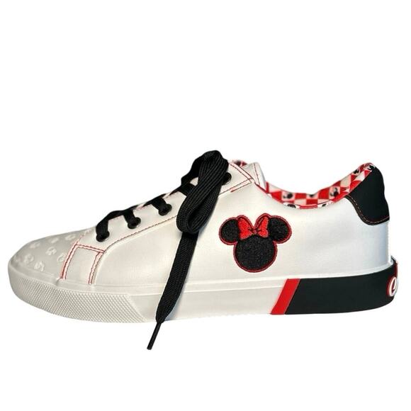 NWT Ground Up Women’s Minnie Mouse Lace Up Sneakers White Size 9 - Picture 5 of 9